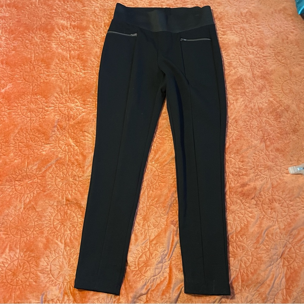 Banana Republic Black Riding Leggingsgs with Zipper Pockets NWT Sz S